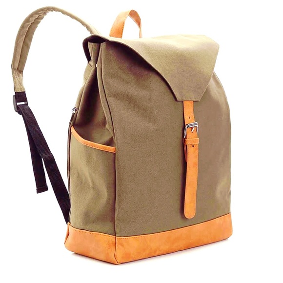 backpack with flap closure